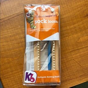 Knitting Board Sock Loom - Natural Wood